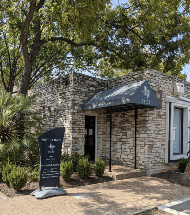 Outdoor image of the Estes Audiology Clinic in Austin